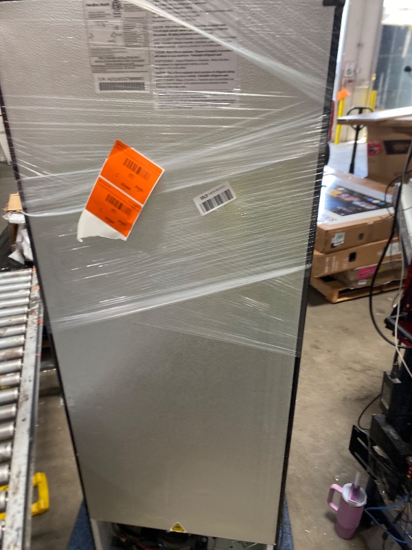 View 2 of ***TRUCK/TRAILER PICKUP ONLY******UNABLE TO TEST***Hamilton Beach Upright Freezer - 11 cu. ft., Stainless Steel ***ALLOW UPRIGHT FOR 24 Hrs BEFORE USE***