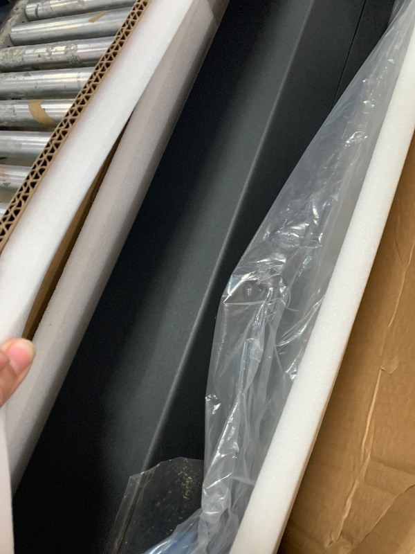 View 3 of ** FOR PARTS ONLY **
SCREEN PRO 150" ALR Floor Rising Projector Screen * Has a few holes on screen sold for parts only **