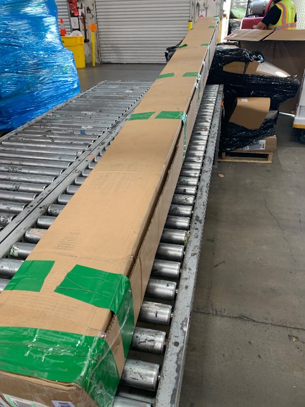 View 2 of ** FOR PARTS ONLY **
SCREEN PRO 150" ALR Floor Rising Projector Screen * Has a few holes on screen sold for parts only **