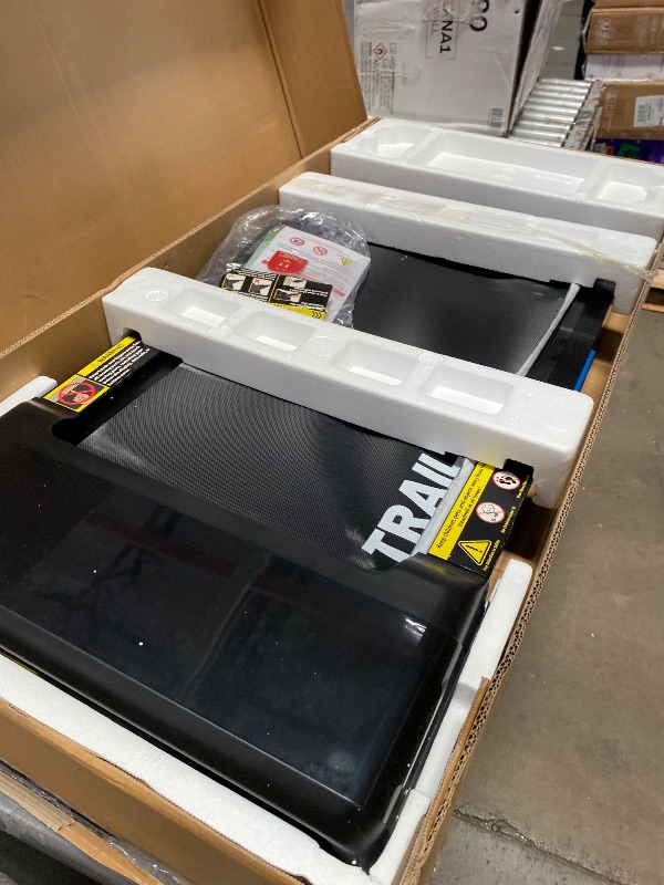 View 3 of *** PARTS ONLY / DAMAGED *** 
Walking Pad Treadmill 12% Auto Incline, Under Desk Treadmill, Blue