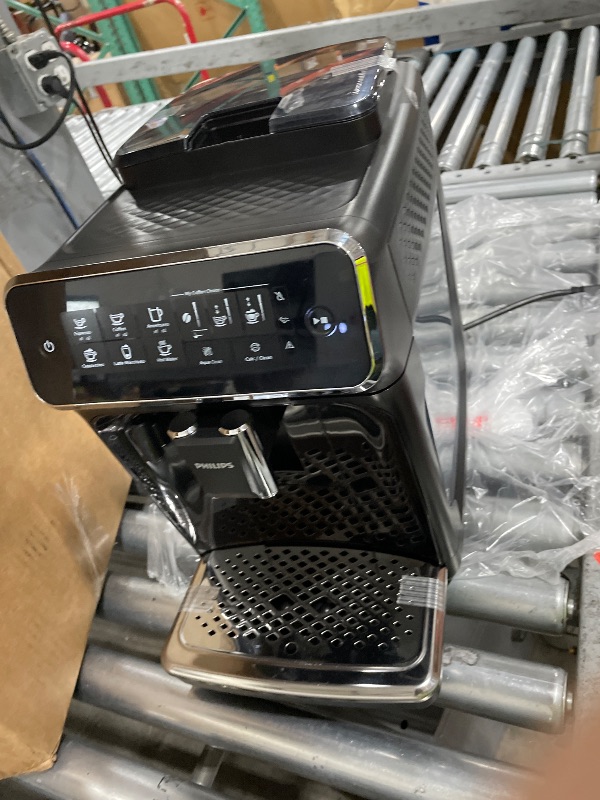 View 3 of ** FOR PARTS ONLY **
Philips 3200 Series Fully Automatic Espresso Machine - LatteGo Milk Frother & Iced Coffee, 5 Coffee Varieties, Intuitive Touch Display, Black, (EP3241/74)