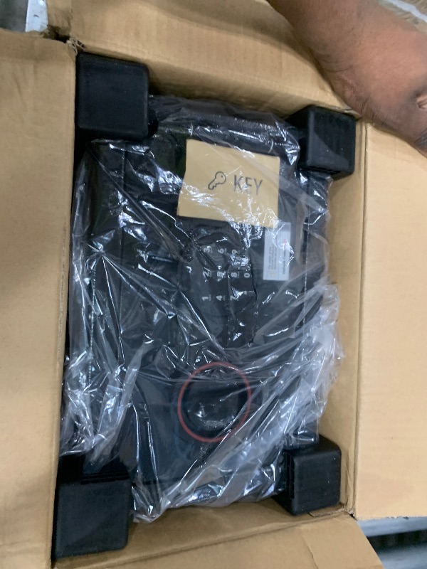 View 2 of [2026 0.5H 1700°F] Mini Fireproof Safe, 14.8Lbs Heavy Small Fire Safe Box