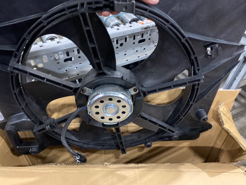 View 3 of **ONE TAB BROKEN OFF** munirater Radiator Cooling Fan for 2015-2017 Sonata 2.4L