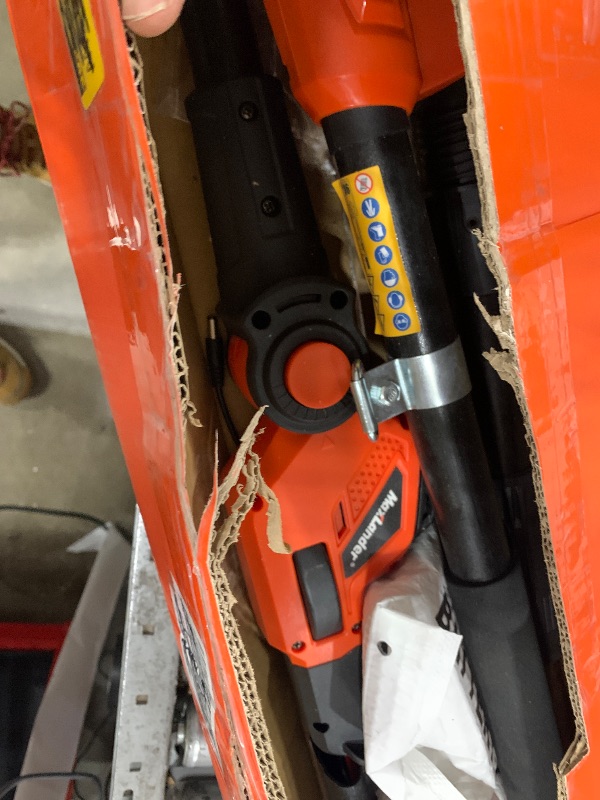 View 2 of 18 Inch 20V Cordless Pole Hedge Trimmer, 2×2.0Ah Battery & Charger