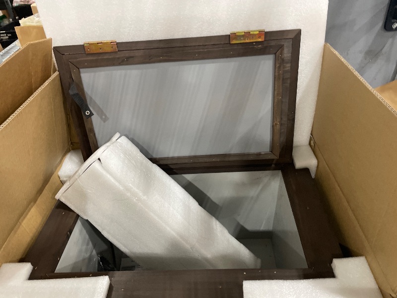 View 4 of **PARTS ONLY** Cryopak Rustic Wooden Ice Chest 40L Large Party Beverage Cooler with Steel Liner, 60 Can Capacity for Outdoor Patio Furniture Spaces