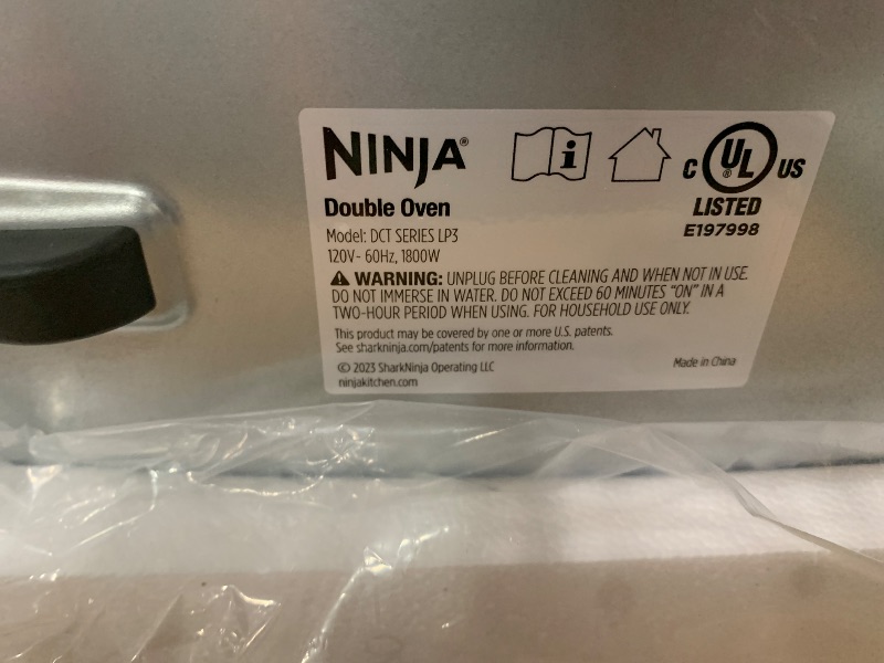 View 3 of *****NON FUNCTIONAL , PARTS ONLY *** Ninja Double Stack XL Convection Oven and Air Fryer