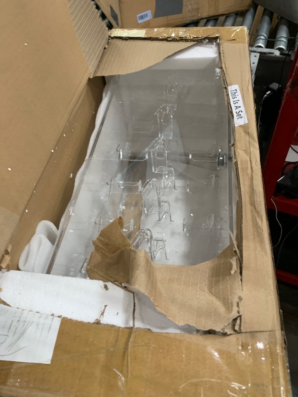 View 2 of ***DAMAGED - SEE NOTES/PICTURES***Colingmill Acrylic Lockable Rotating Sunglasses Display Case with Sign Holder