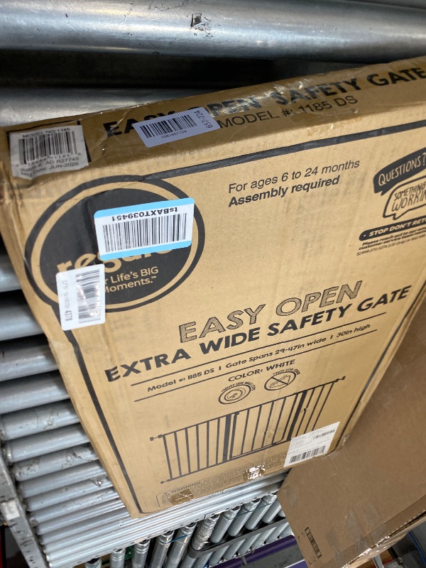 View 2 of **MISSING PARTS, FOR PARTS ONLY** Regalo Extra Wide Baby Safety Gate - 29"-47" White