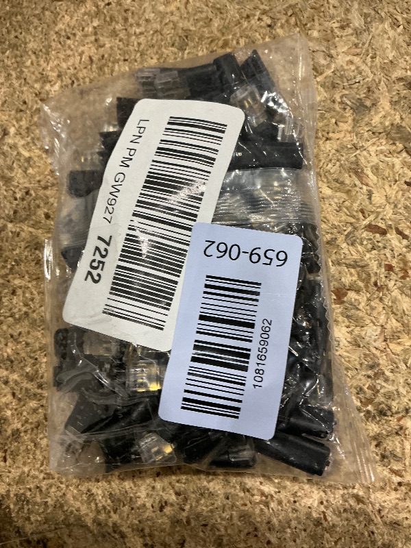 Photo 1 of 100pcs Double Wire Plug in Connector with Locking Buckle, Quick-Clip Fasteners Multi-Purpose Snap-On Blocks for Strip Lights DIY Crafting, Low-Voltage Decor & Model Kits 2 Pin