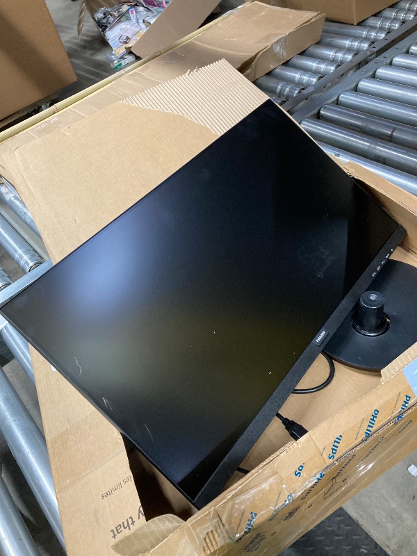 Photo 1 of ***used****Philips 24 inch 100Hz Computer Monitor, Frameless Full HD (1920 x 1080), VESA, HDMI x1, VGA Port x1, Eye Care, 4 Year Advance Replacement Warranty, 241V8LB