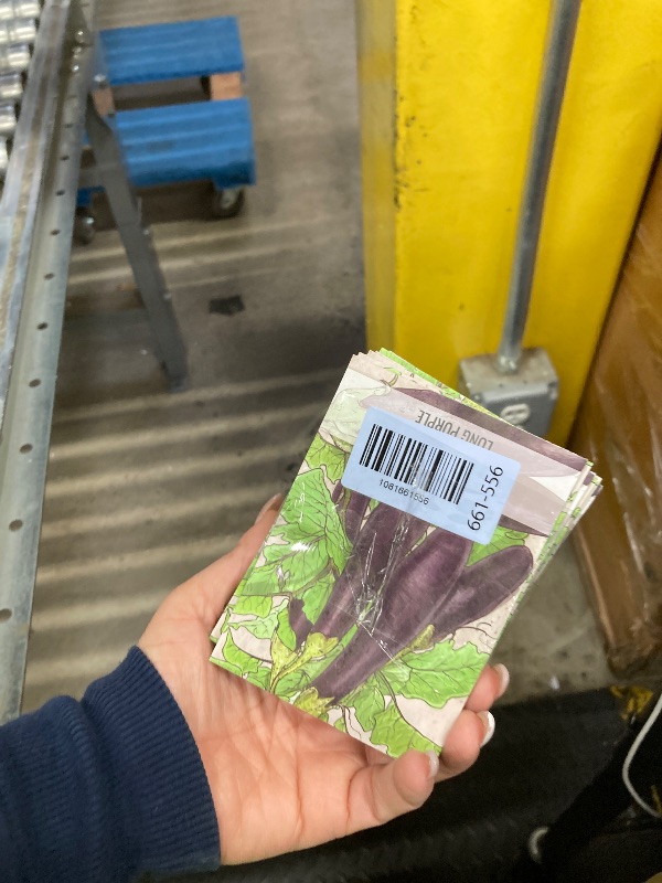 Photo 1 of **6 pack***Seed Needs Eggplant Seeds for Planting Long Purple Eggplants - Non-GMO Heirloom & Untreated Annual Crops - Grow a Home Grown Vegetable Garden Outdoors (1 Pack)
