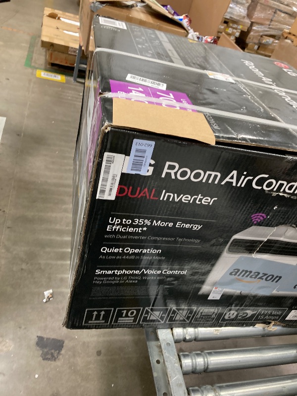 Photo 1 of **factory sealed ***LG 14,000 BTU DUAL Inverter Smart Window Air Conditioner, 115V, Cools 800 Sq. Ft. for Bedroom, Living Room, Apartment, Quiet Operation, ENERGY STAR®, works with LG ThinQ, Amazon Alexa and Hey Google