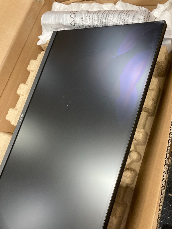 Photo 1 of **It is badly broken; no returns or refunds.**is AOC 27 inch Mini-LED Gaming Monitor, QHD Ultra Wide 1440p, 240Hz, 1ms, DisplayHDR 1000, Adaptive-Sync, 1152 Dimming Zones, PS5/Switch Ready, 3-Year Zero-Bright-dot, Q27G4ZMN