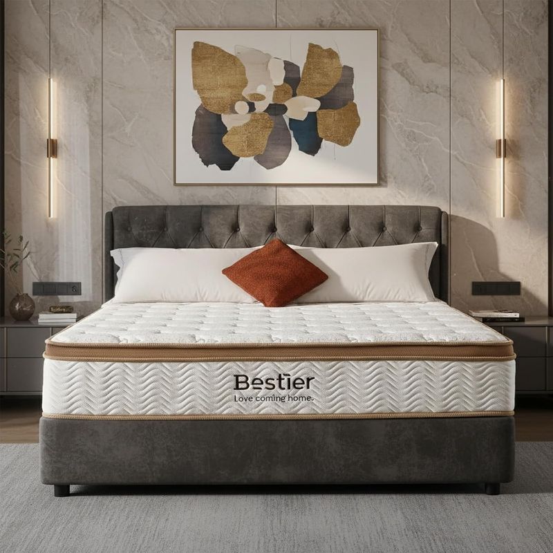 Photo 1 of ***IMAGE FOR REFERENCE***Bestier 12" Queen Gel Memory Foam Hybrid Mattress