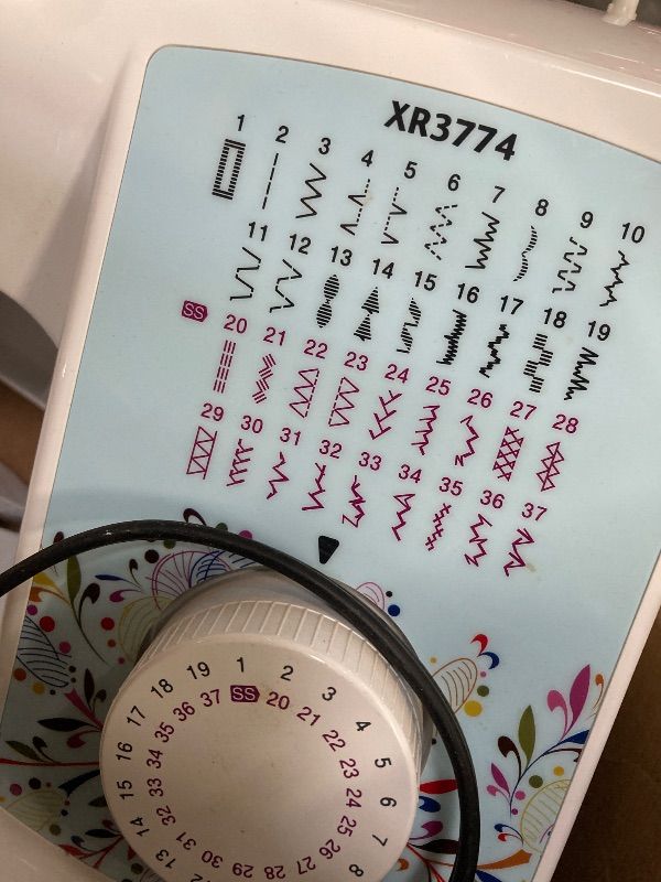 Photo 1 of ***USED*** Sewing and Quilting Machine, XR3774, 37 Built-in Stitches, Wide Table, 8 Included Sewing Feet ***NOT IN ORIGINAL BOX***