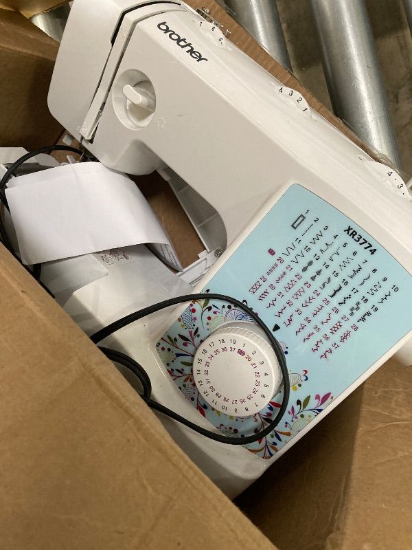 Photo 1 of ***USED*** Sewing and Quilting Machine, XR3774, 37 Built-in Stitches, Wide Table, 8 Included Sewing Feet ***NOT IN ORIGINAL BOX***