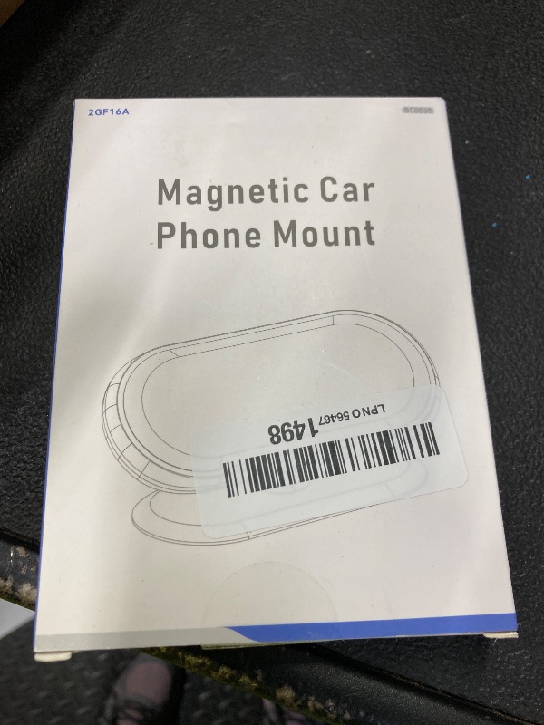 Photo 1 of ?2-Pack? Magnetic Phone Holder for car, [ Super Strong Magnet ] [ with 4 Metal Plate ] Cell Phone carmount for iPhone Magnetic [ 360° Rotation ] Universal Dashboard Adhesive Car Magnetic Phone Mount