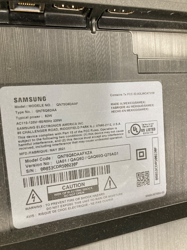 Photo 1 of ***DAMAGED -SELLING AS NON-FUNCTIONAL SELLING AS IS *** Sony BRAVIA 2 II 75 Inch 4K Ultra HD LED Smart TV with Google TV and Exclusive Features for PlayStation®5 (K-75S20M2)