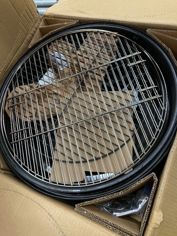 Photo 1 of ***USED, SELLING AS IS *** Realcook Charcoal BBQ Smoker Grill - 20 Inch Vertical Smoker for Outdoor Cooking Grilling
