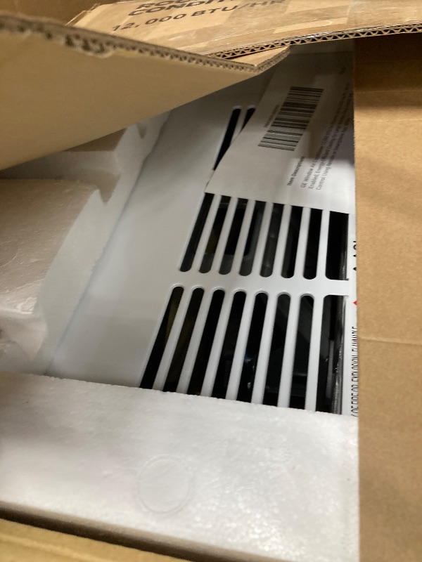 View 3 of ***DOES NOT POWER ON/PARTS ONLY***GE Window Air Conditioner 12,000 BTU for Rooms up to 550 sq ft., Wi-Fi Enabled, Energy-Efficient Cooling for Large Rooms, Easy Install Kit, Control Using Remote or Smartphone App, White***DOES NOT POWER ON***