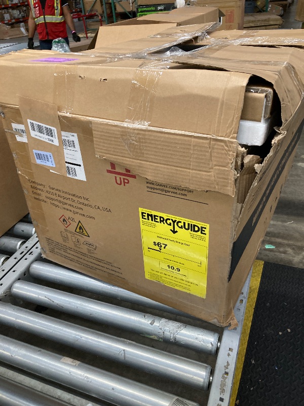 Photo 1 of ***DAMAGED -SELLING AS PARTS ONLY*** Garvee 8000 BTU u-Shaped Window Air Conditioner, Cools 350 Sq ft, Ultra Quiet with Open Window Flexibility, Remote Control, Ideal for Bedroom & Living Room
