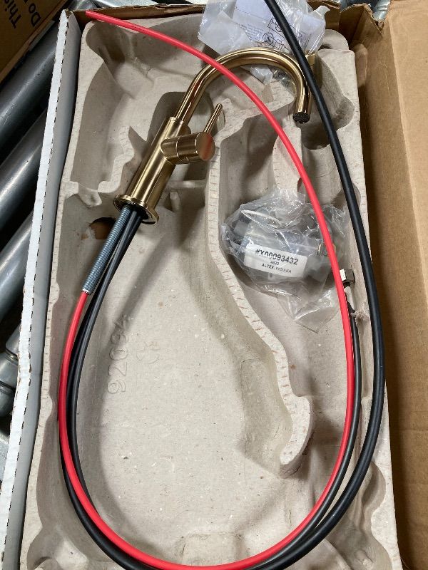Photo 1 of ***MISSING PIECES SELLING AS PART ONLY*** Delta Faucet Trinsic Touch Bar Faucet with Touchless Technology, Bar Faucet with Pull Down Sprayer, Gold Bar Sink Faucet, Prep Sink Faucet, Wet Bar Faucet, Champagne Bronze 9959TL-CZ-DST