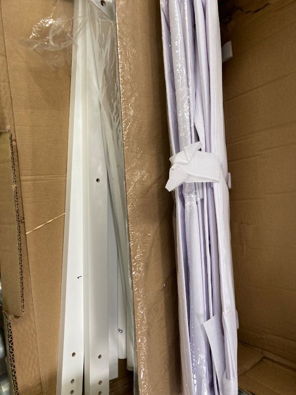 Photo 1 of **MISSING PARTS-ONLY***MHACVVO Folding Luggage Rack, 2-Pack White Bamboo Suitcase Stands with 4 Storage Compartments , Sturdy Luggage Holders for Guest Room, Bedroom, Hotel