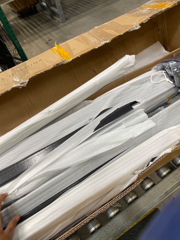 Photo 1 of ***BOX 1 OF 2 MISSING PIECES -SELLING AS INCOMPLETE PARTS ONLY*** DWVO 10x12ft Gazebo Hardtop Double Roof Polycarbonate Canopy Outdoor with Netting and Shaded Curtains, Metal Frame Garden Tent for Patio, Backyard, Deck and Lawns, Gray