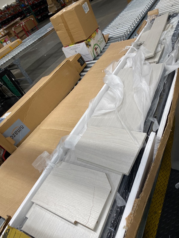 Photo 1 of ***PARTS ONLY***
QUEEN BED FRAME WITH SHELFVING AND STORAGE AT THE TOP***