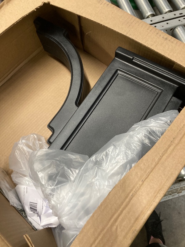 Photo 1 of ***MISSING PIECE -SELLING AS PARTS ONLY*** Mayne Inc. Liberty Single Arm Mail Post - Black - 31in L x 14in W x 64in H - Liberty Post & Arm, Hardware (5805-B)