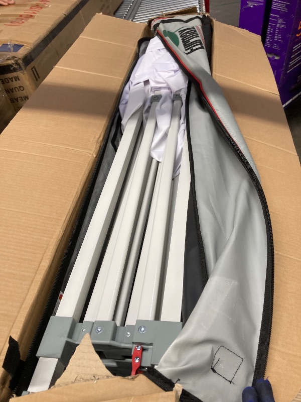 Photo 1 of ***It is used; it is unknown whether any parts are missing, and it is unknown whether it functions 100%*****Eurmax USA 10x10ft Pop Up Canopy,Commercial Instant Tent for Outdoor Events,Patented No-Tip Rolling Storage Bag with 4 Sandbags,UV & Water Resistan