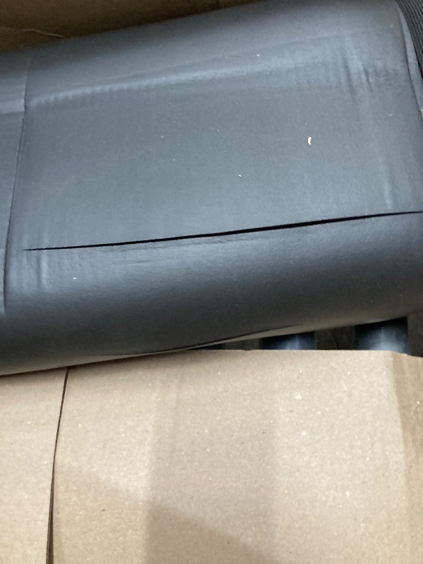 View 3 of ***It is used; it is unknown if any parts are missing or if it works 100%.****Amazon Basics 1/2 Inch Extra Thick Exercise Yoga Mat with Carrying Strap for Home Workouts and Fitness, 74" x 24", Black