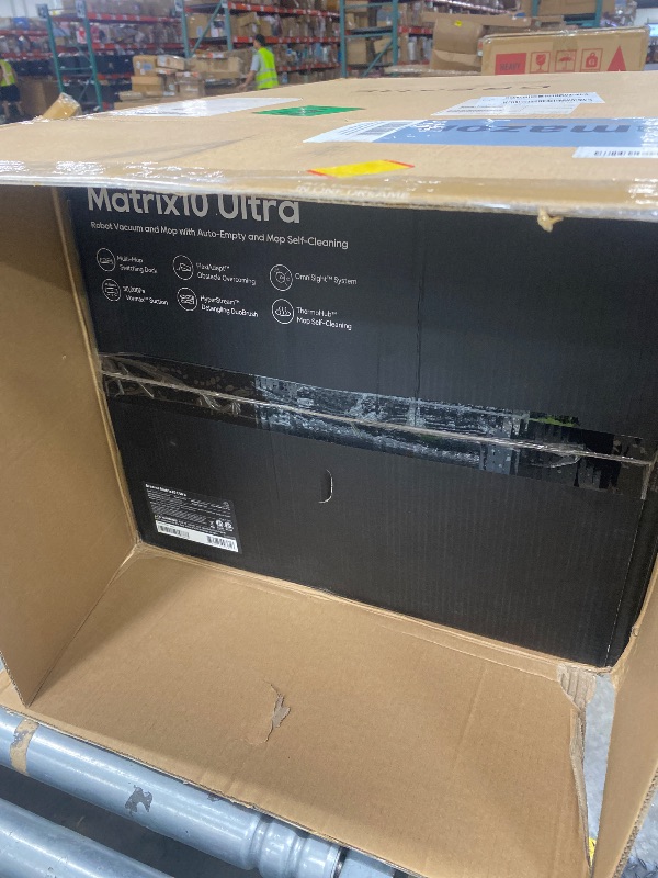 Photo 1 of ****PARTS ONLY****DREAME Matrix10 Ultra Robot Vacuum and Mop, Multi-Mop Switching, 3.14inch Obstacle Clearing, 30,000Pa Suction, Self Empty&Refill, Self-Cleaning, 100% Detangling, 240+ Obstacle Avoidance, Voice Control