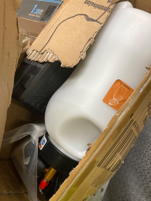 Photo 1 of *Box damaged* GOOACC Transmission Fluid Pump Kit 6L Automotive Pneumatic Oil Fluid Extractor ATF Refill Dispenser Transfer Pump with 15 ATF Filler Adapters 1.6 Gal 2 Ways Vacuum Fluid Evacuator Oil Change Tool Set