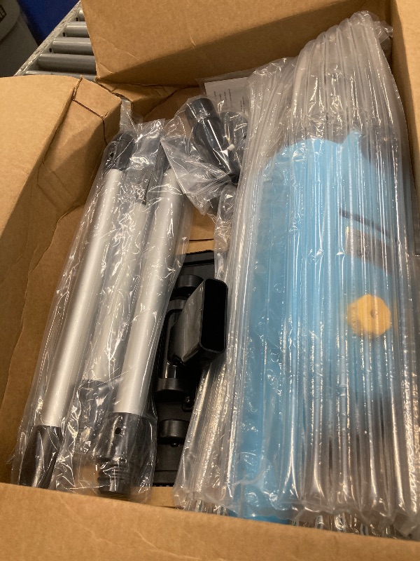 Photo 1 of *Dirty* *Box damaged* EFURDEN Pool Vacuum for Above Ground Pool, Cordless Handheld Rechargeable Pool Cleaner with Running Time Up to 90 Minutes for Sand and Debris, Ideal for In-Ground Pools, Spas, and Hot Tubs (Blue)