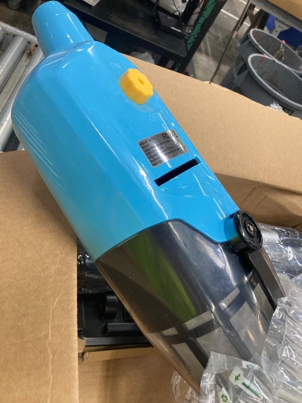 Photo 1 of *Dirty* *Box damaged* EFURDEN Pool Vacuum for Above Ground Pool, Cordless Handheld Rechargeable Pool Cleaner with Running Time Up to 90 Minutes for Sand and Debris, Ideal for In-Ground Pools, Spas, and Hot Tubs (Blue)