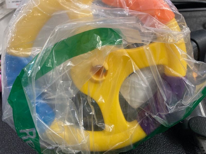 View 1 of ***LOOKS LIKE THE CENTER HORN IS MISSING***Kids Steering Wheel, Shopping Cart and Stroller Attachment, Entertainment Accessory for Children***LOOKS LIKE THE CENTER HORN IS MISSING***
