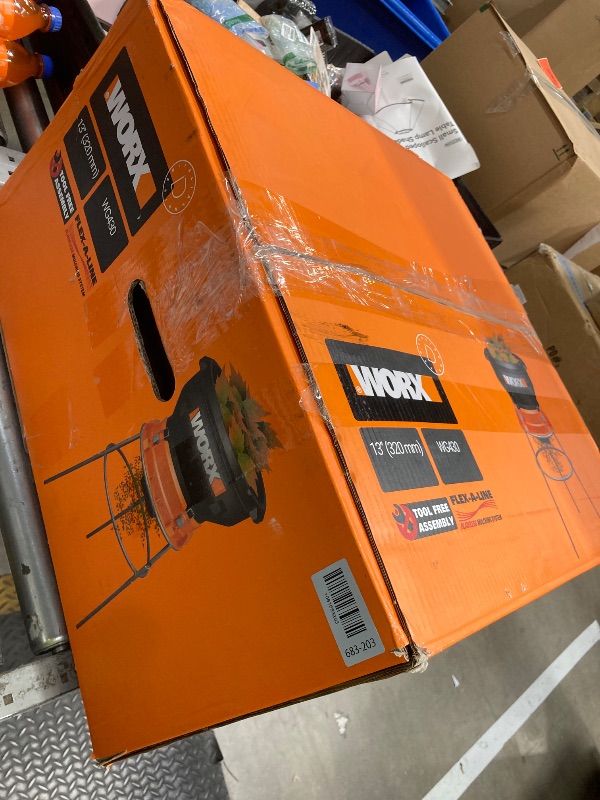 Photo 1 of *DIRTY* Worx 13 Amp Electric Leaf Mulcher, Leaf Shredder with High-Compression Mulching, Powerful & Compact Yard Waste Shredder, Corded, WG430
