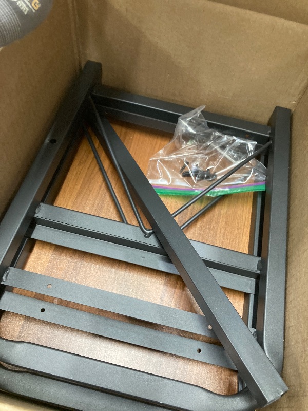 Photo 1 of **DOOR CAME APART***Dhmkfly Printer Stand with Storage for Desk, 2 Tier Desktop Printer Table Shelf for Home Office with Wooden Storage Drawer, Multi-Purpose Desk Organizer for Fax Machine, Scanner