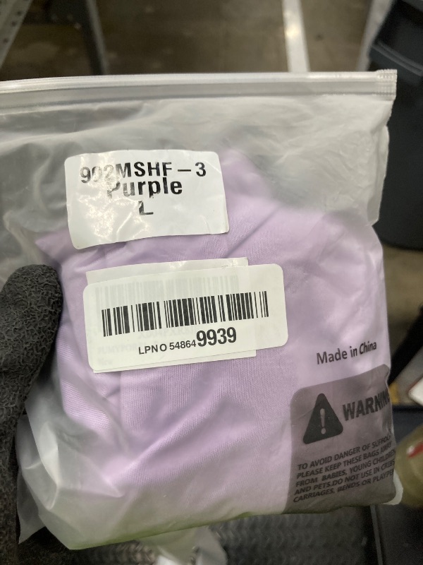 Photo 1 of **It's been used; there are hairs all over it.***PUMYPOREITY Cat Recovery Suit for Hind Legs, Cat Surgical Spay Suit with Leg Sleeves to Stop Licking, Long Rear Sleeve Wound Cover Abdomen Kitten Onesie, Purple, L
