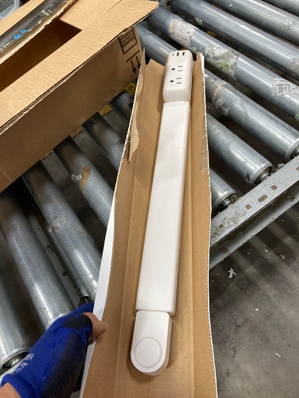 Photo 1 of ***used***Electrical Outlet Extender Stick with Telescopic 22"-34" Extension & 180° Swivel, 2 AC Outlets & 3 USB Ports (1 USB-C/2 USB-A), for Hard-to-Reach Outlets Behind Furniture Bed Desk Sofa NightstandsX004X9QB8F