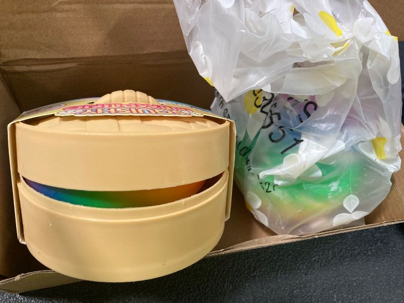 Photo 1 of **ONE STEAMER BASKET IS MISSING***2PCS Rainbow Dumpling Squishies Toys with Food Steamer,Colorful Squeeze Dough Fidget Sensory Stress Balls,Stretchy Hand Desk Toys for Stress Relief Squishies Dumpling Gifts**ONE STEAMER BASKET IS MISSING***