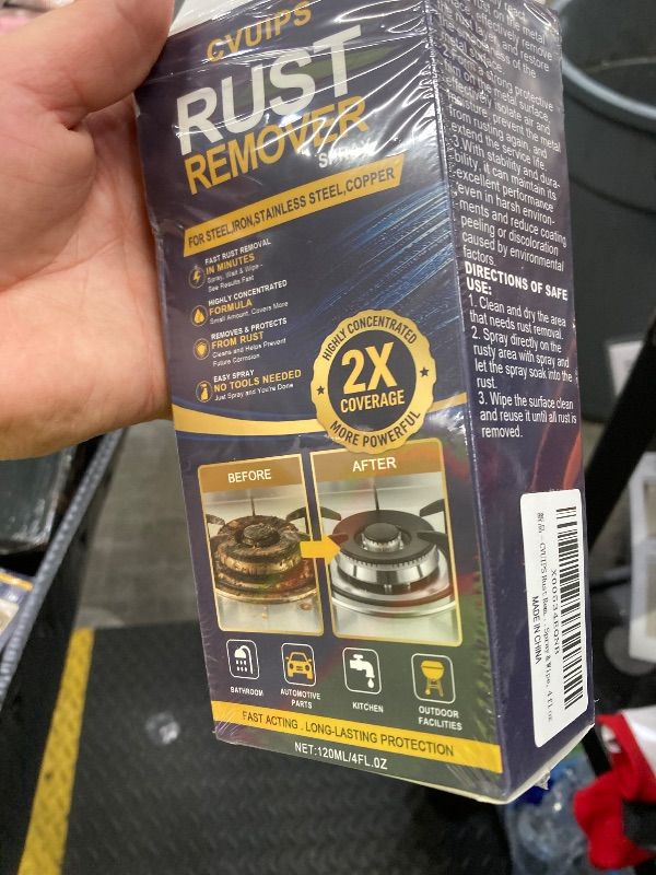Photo 1 of **FACTORY SEALED*Multipurpose Rust Remover Spray – Powerful Metal Cleaner & Rust Converter for Stainless Steel, Iron, Automotive Parts, Tools, Furniture, Home & Industrial Use**FACTORY SEALED*