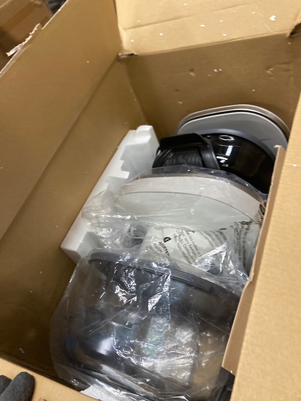 View 2 of ***It is used; it is unknown if any parts are missing, and it is unknown if it works 100%.****Ninja Crispi Pro 6-in-1 Glass Air Fryer | With Nontoxic, 6qt & 2.5qt Containers & Lids | Microwave, Freezer, Dishwasher Safe | 450°F Max Temp | 1800 Watt | Bone