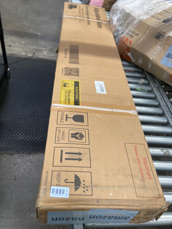Photo 1 of ***BOX 1 OF 2 -MISSING PIECES -SELLING AS PARTS ONLY*** King Adjustable Bed Base Frame with Wireless Remot, Easy Installation, Heavy-Duty Steel Frame, Whisper-Quiet Motor, Head & Foot Lift, Zero Gravity & Anti-Snore Modes Comfort (79" L x 74" W x 12.72" H