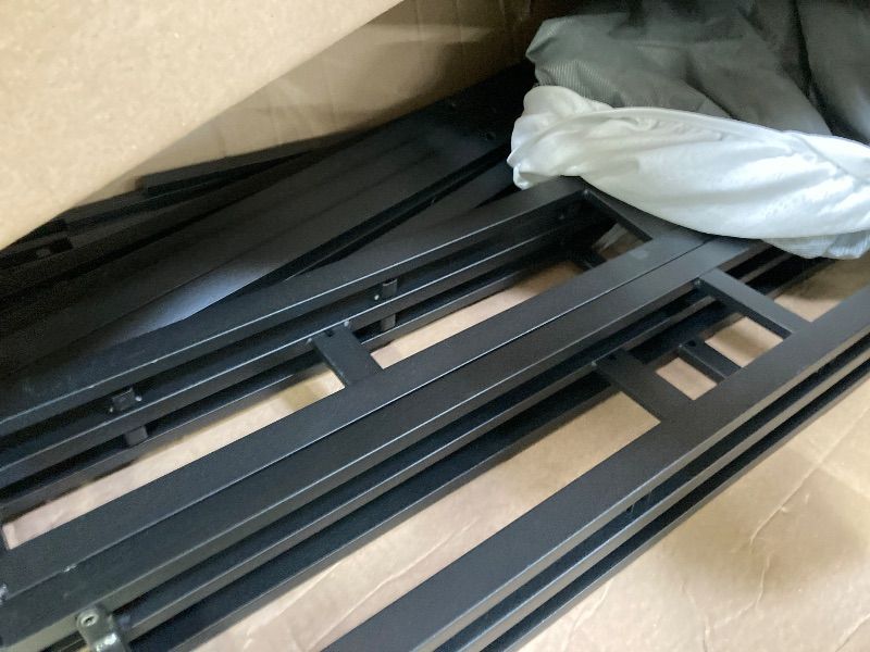 Photo 1 of **NOT IN ORIGINAL BOX***SHLAND Box Springs King Size 9 Inch High Profile Box Spring Strong Metal Frame Mattress Foundation with Fabric Cover, Easy Assembly