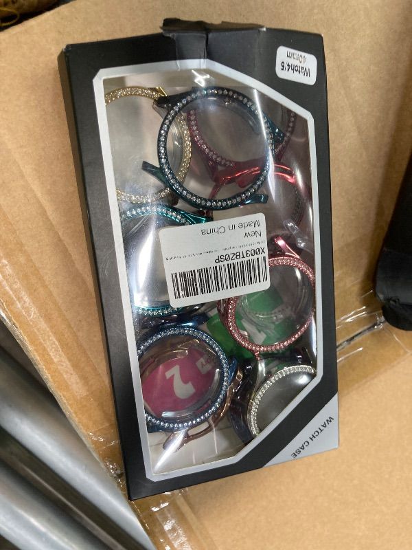 Photo 1 of [12Pack] RICHONE Compatible with Samsung Galaxy Watch 5 & Watch 4 & FE 40mm Screen Protector Rhinestone Cases, Bling Diamonds All-Around Protective Soft Covers Accessories Galaxy Watch FE 4/5 40mm