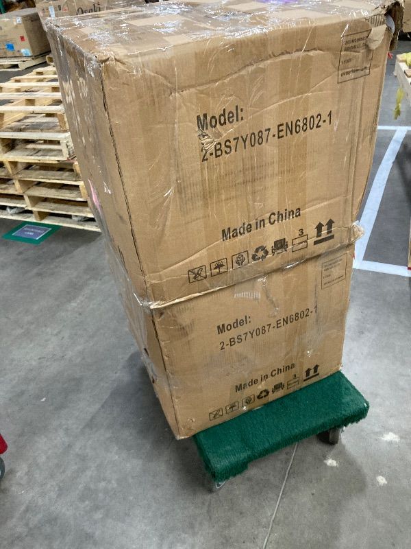 Photo 1 of **MISSING HARDWARE/2 BOXES***Alba 37.8 in. Linen Fabric Wood Frame 360° Swivel Upholstered Counter Height Bar Stool with Weathered Finish (Set of 4) LINEN COLOR