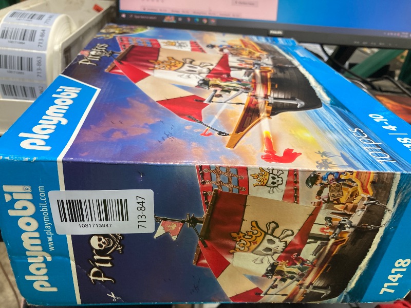 Photo 1 of **BOX DAMAGE**Playmobil Pirate Ship