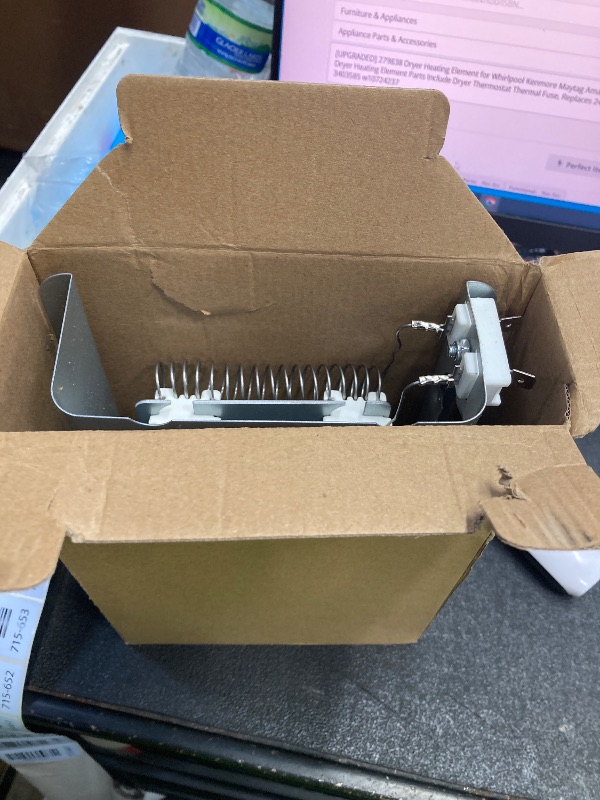Photo 1 of [UPGRADED] 279838 Dryer Heating Element for Whirlpool Kenmore Maytag Amana Roper, Dryer Heating Element Parts Include Dryer Thermostat Thermal Fuse, Replaces 2406026 3403585 w10724237